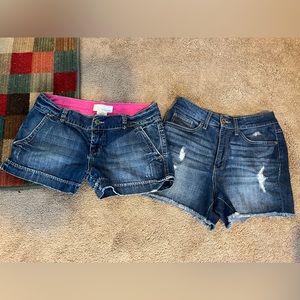 2 pairs of Jean Shorts